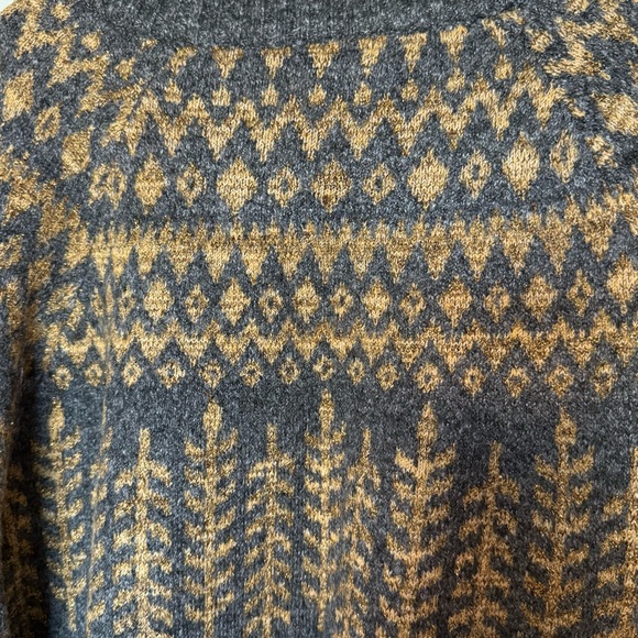 Torrid Gray and Gold Knit Sweater - Picture 5 of 6